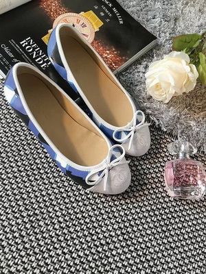 CHANEL Shallow mouth flat shoes Women--021